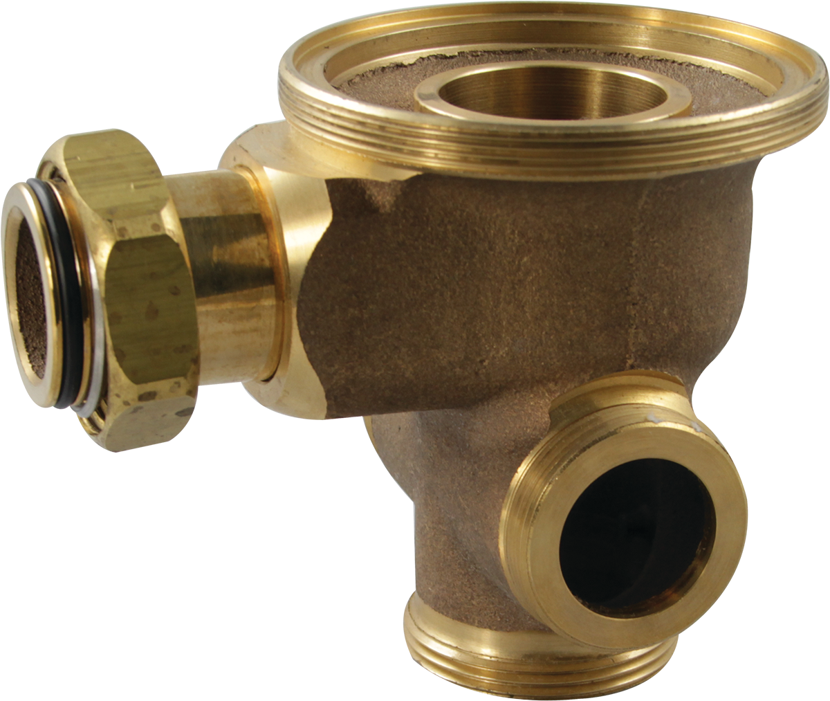 Sloan 152 Rough Brass Flush Valve Body Only