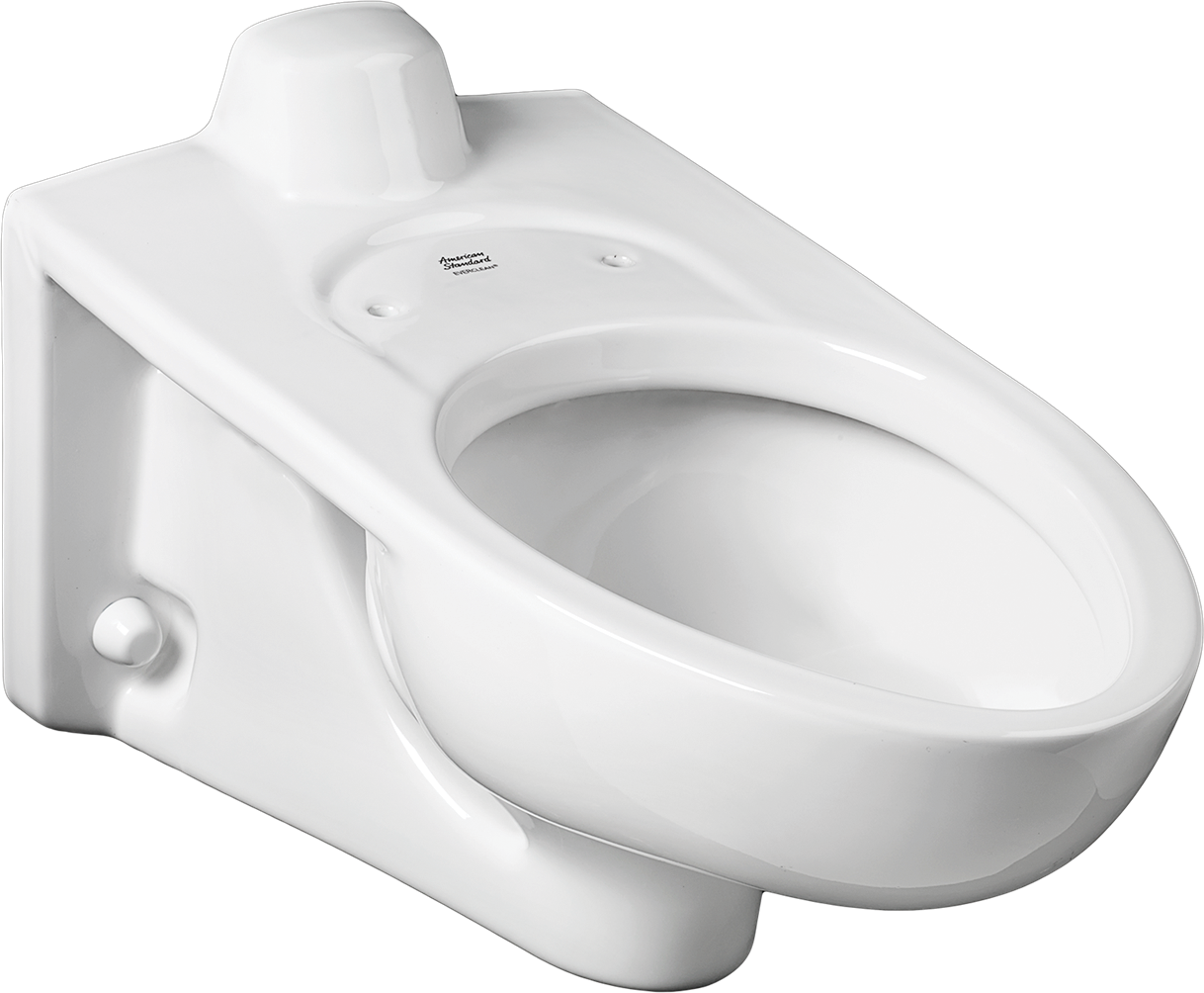 American Standard Toilet, WallMount, Back Spud