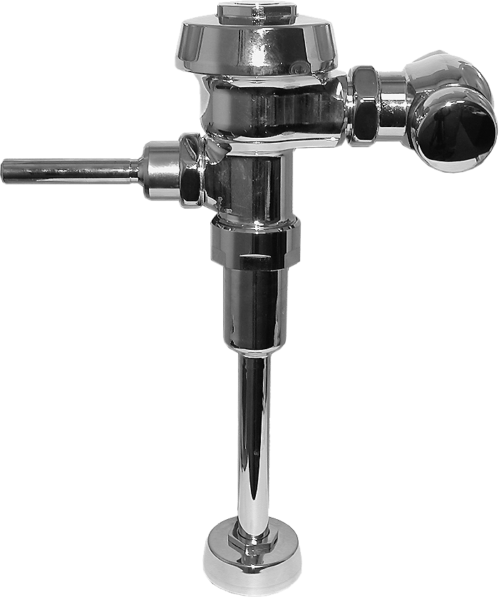 Sloan Royal Urinal Flush Valve, 0.5 GPF, 11/2" x 3/4" x 9" Vacuum Breaker