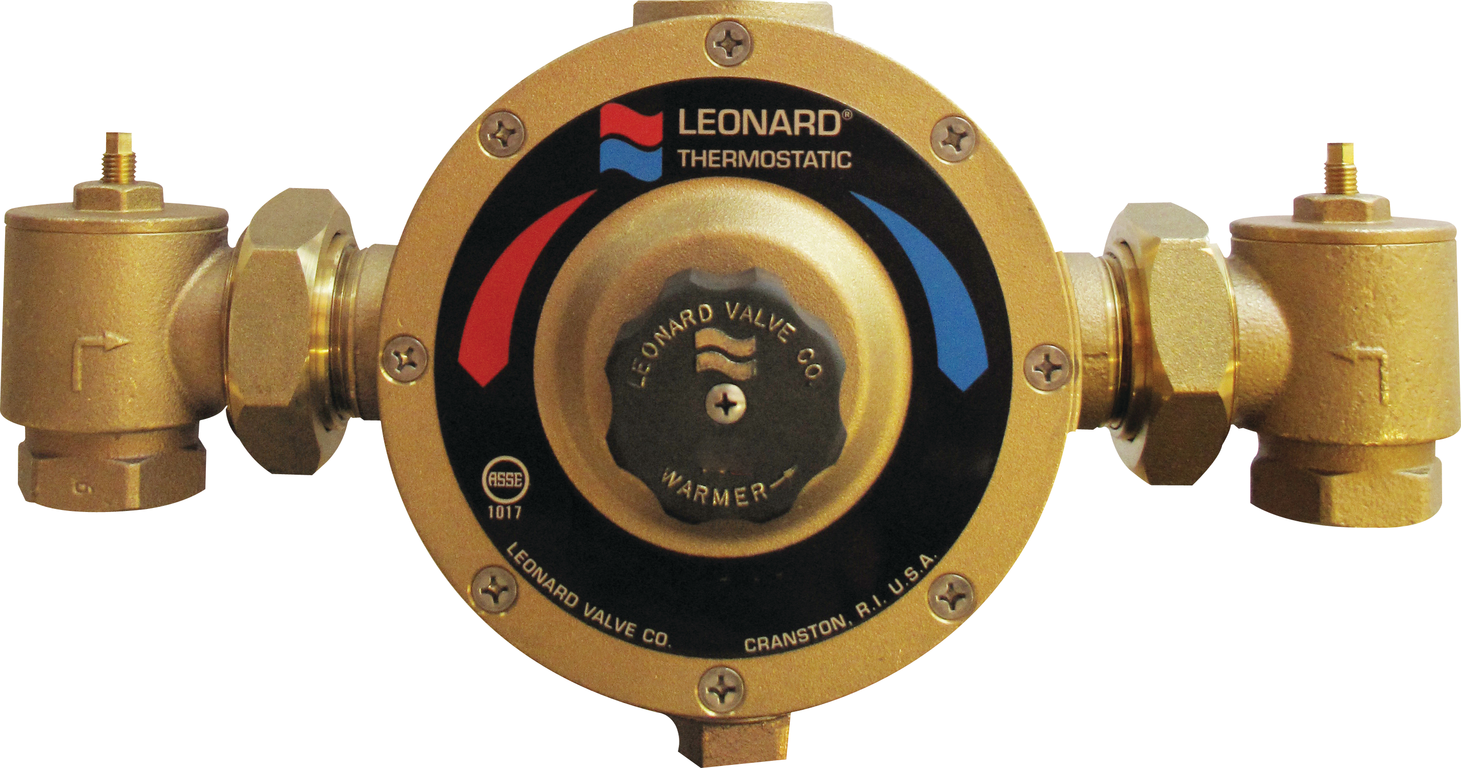 Leonard LV Thermostatic Mixing Valve 2 Inlet, 2 Outlet, Rough