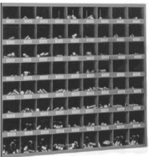 Galvanized Nipple Assortment, 96-Bin