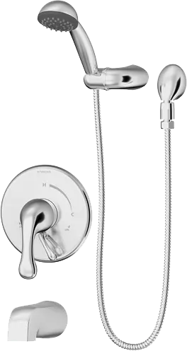 Symmons Unity™ Tub w/Hand Shower System. Chrome. 1.5 GPM