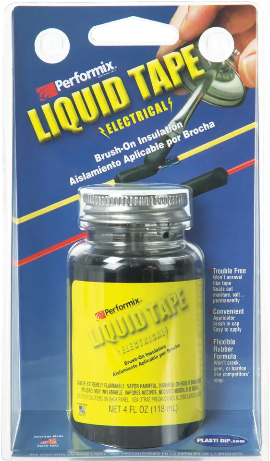 Plasti Dip Black Liquid Electrical Tape 4 fl. oz.