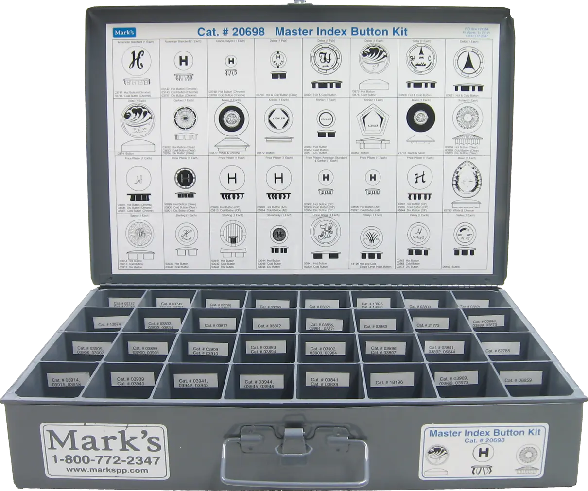 Master Index Button Assortment