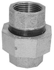 1/2" FPT Zurn-Wilkins Galvanized Insulated Union