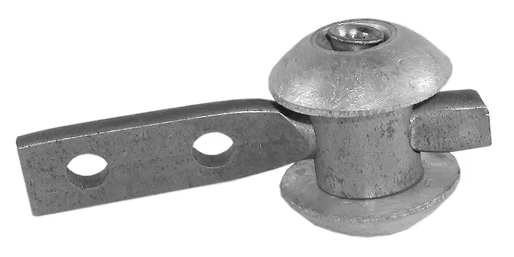 General Pipe Cleaners 1-1/8" Revolving Roller Head, Fits Rod Width 1/2"