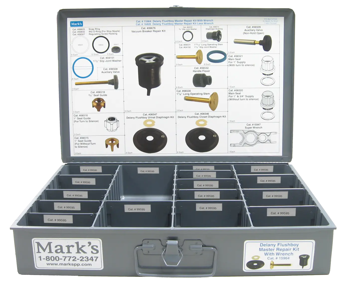 Delany "Flushboy" Master Repair Kit Complete With Wrench