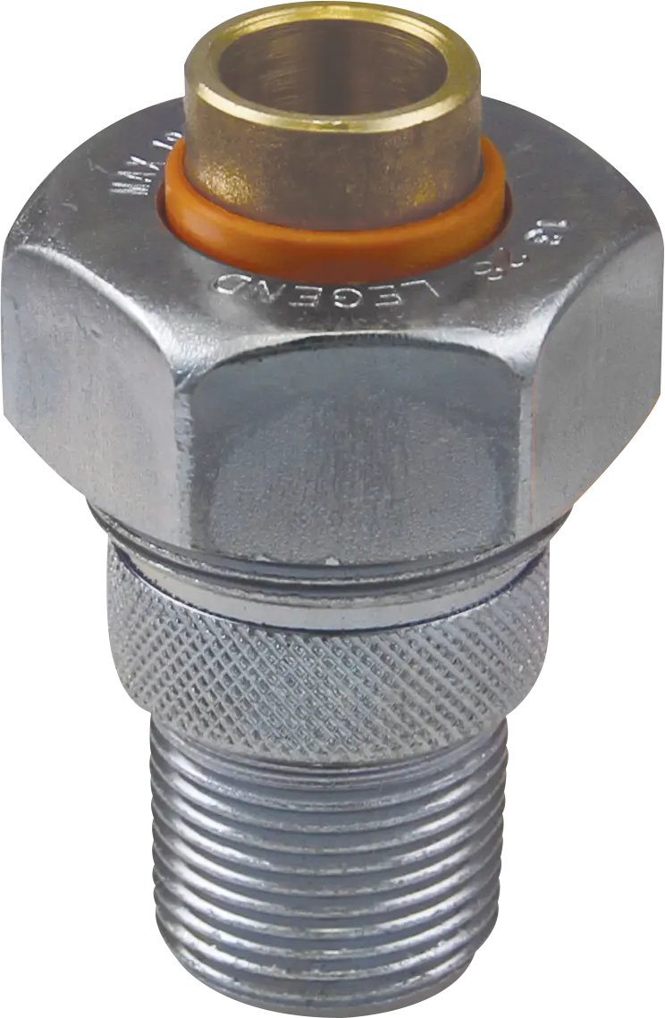 Legend 3/4" FIP x 1/2" SWT Male Forged Steel Pipe Thread to Copper Solder Joint