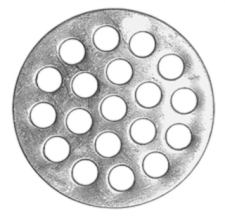 Flat Drop-In Strainer, 2"