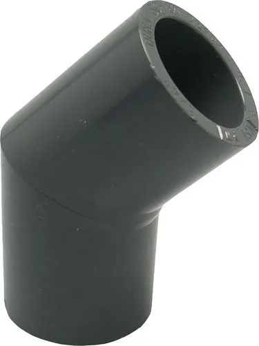 1" PVC Gray Schedule 80 45˚Elbow, (Slip x Slip)