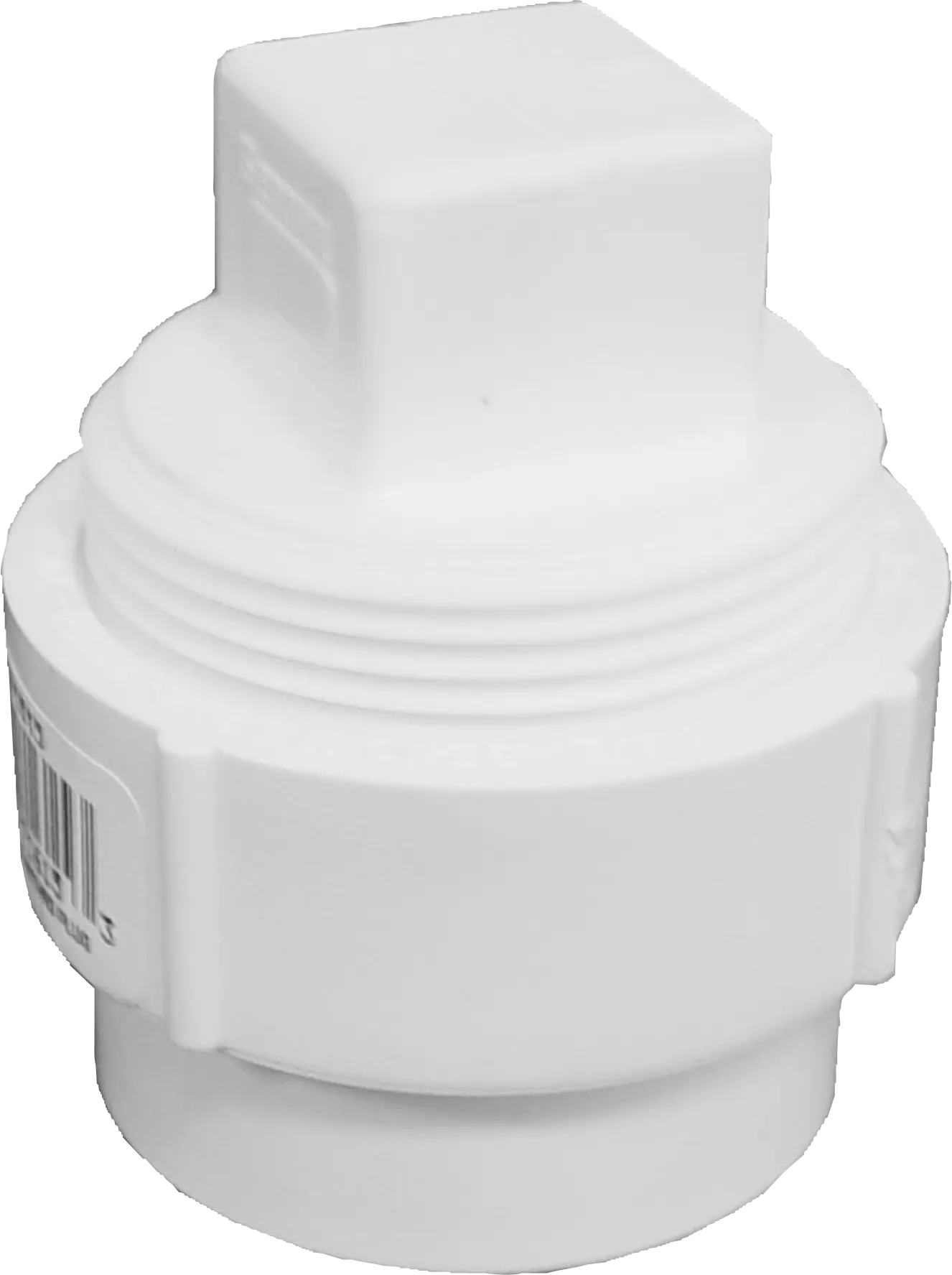 4" PVC DWV Fitting Cleanout with Threaded Plug