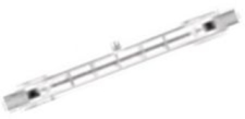 Quartz T3 R75 Base Light Bulb 500 Watt 130 Volt