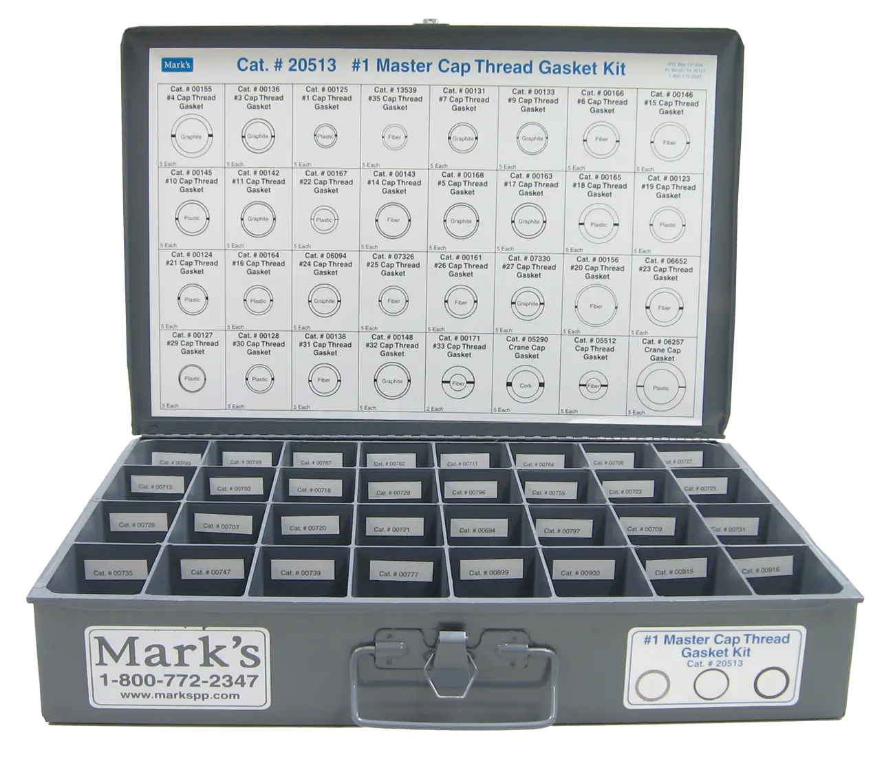 #1 Master Cap Thread Gasket Assortment