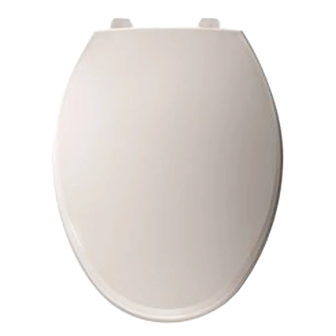Bemis Elongated Hospitality Plastic White Toilet Seat