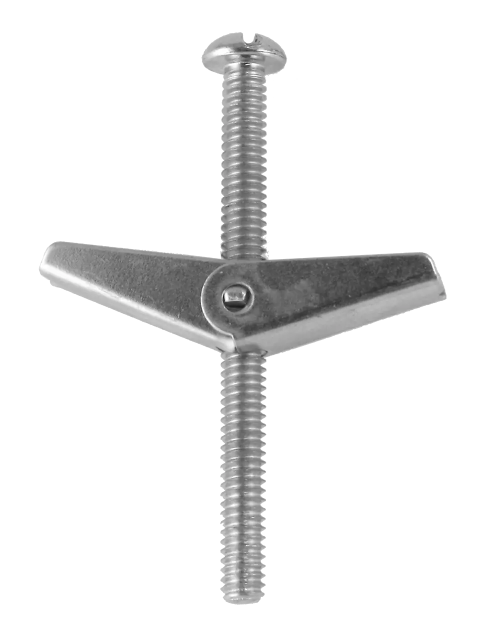 Zinc Plated Steel Toggle Bolt, 1/4" x 3"