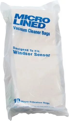 Replacement Paper Bag For Windsor Sensor Sr12 Vacuum 10 Pk