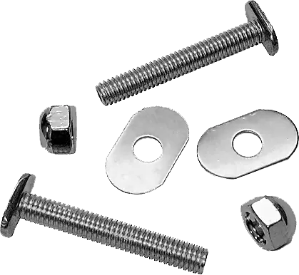 Solid Brass Closet Bolts 1/4" x 3-1/2"