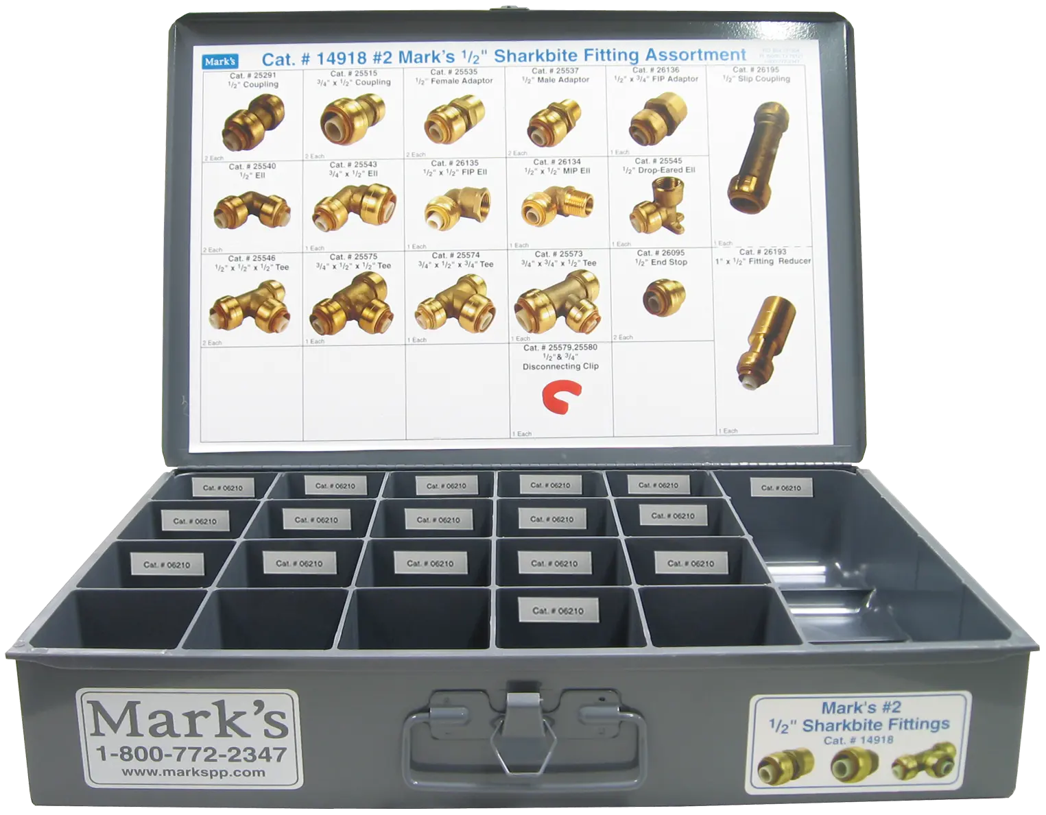 (#2) 1/2" Sharkbite® Fitting Assortment
