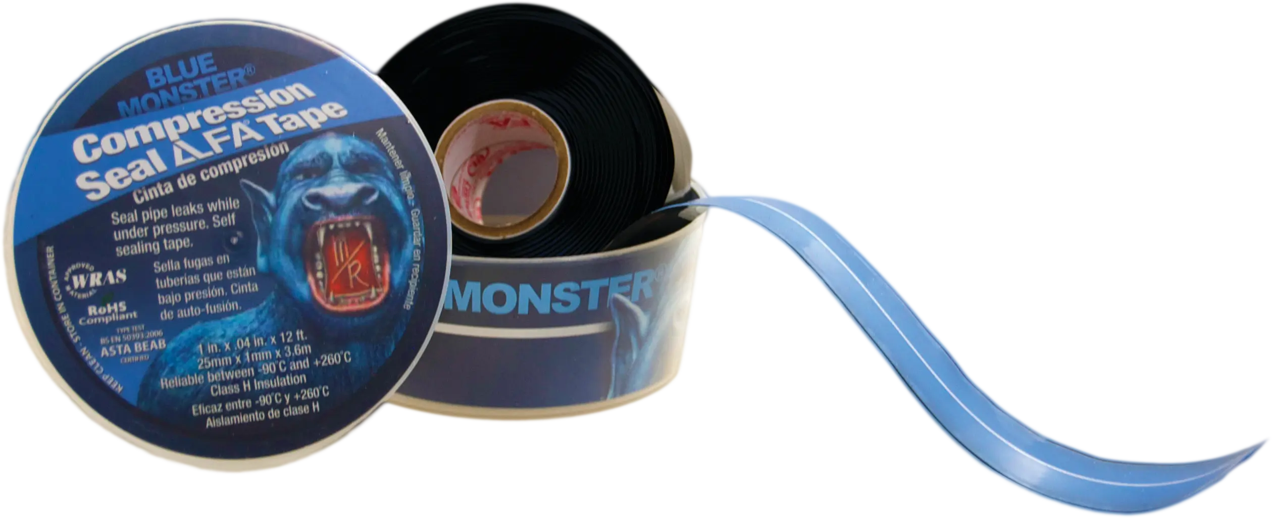 Blue Monster 1" x 12' Blue Monster Compression Seal Tape