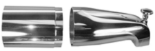 Mark's 8" Recessed Diverter Spout, Chrome Plated