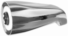 Mark's 1-4-All Over Rim Tub Spout, Chrome Plated