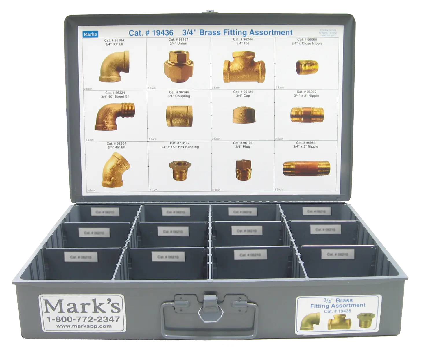 3/4" Brass Pipe Fitting Assortment