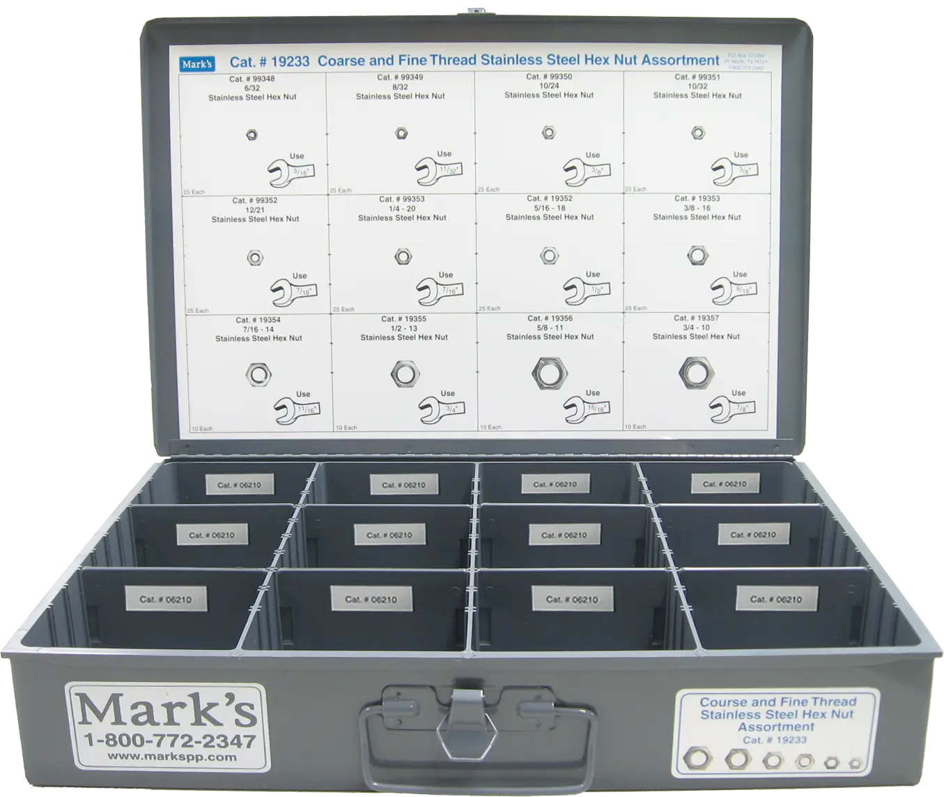 Stainless Steel Hex Nut Assortment