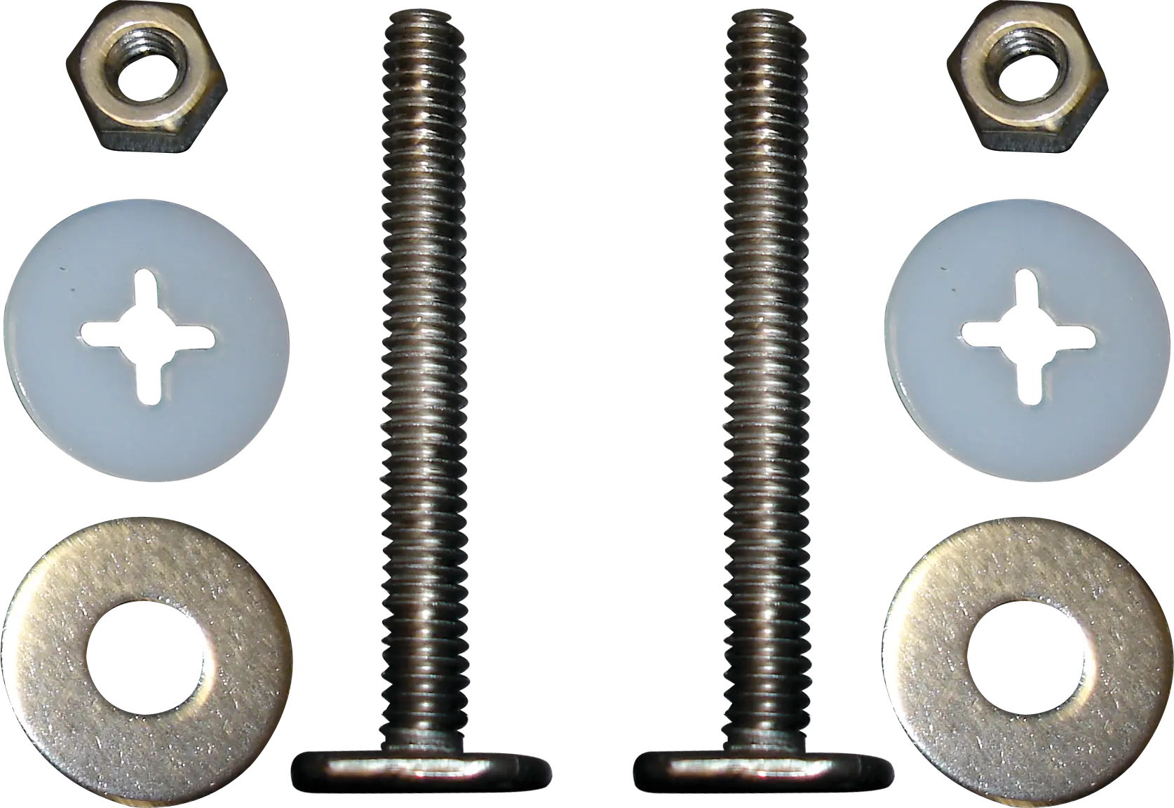1/4" x 2-1/4" Stainless Steel Closet Bolt (Pair)