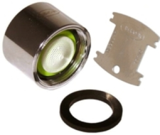 Neoperl Chrome Junior Female Vandal Proof 0.35 GPM PCA Spray 3/4"- 27 With Key