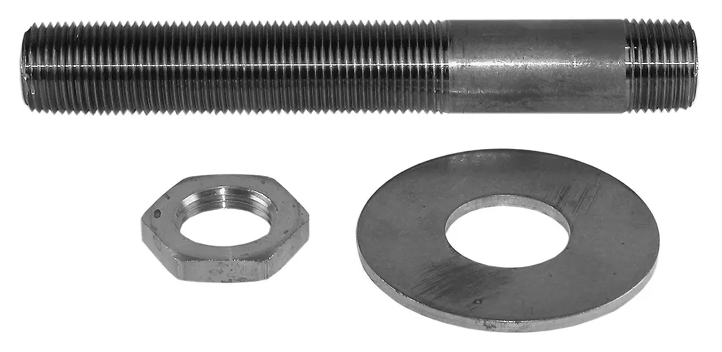 T&S Brass Nipple With Nut & Washer