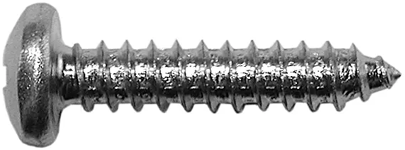Sheet Metal Screw, Phillips Pan Head, 12 x 1"