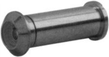 Satin Chrome One-Way Viewer For Door Thickness 1-3/8" X 2-1/16"