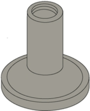 Kohler Vibrant Brushed Nickel Handle Base