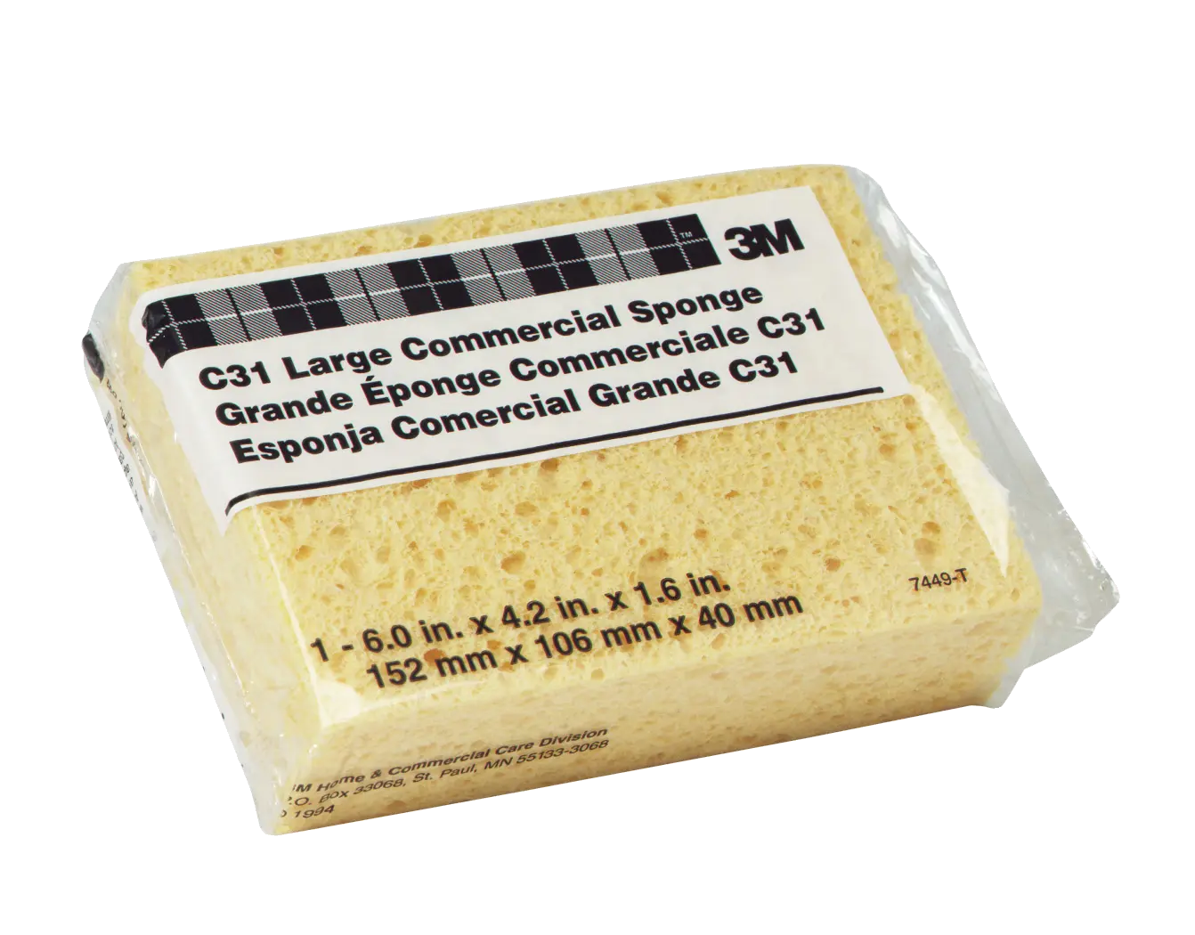 3M Large Commercial Sponge
