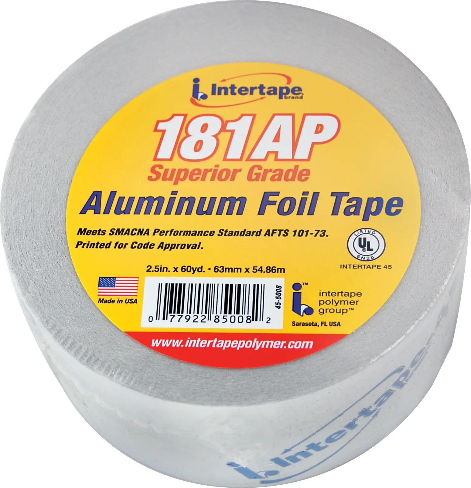 Aluminum Foil Duct Tape 2-1/2" x 60 yards