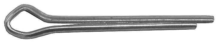 Extended Prong Zinc Plated Steel Cotter Pin, 7/64" x 1"