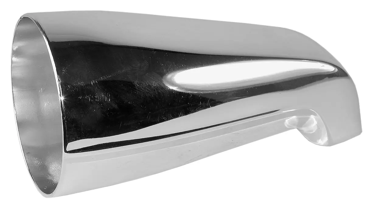 Mark's 1/2" Over Rim Tub Spout, Polished Brass