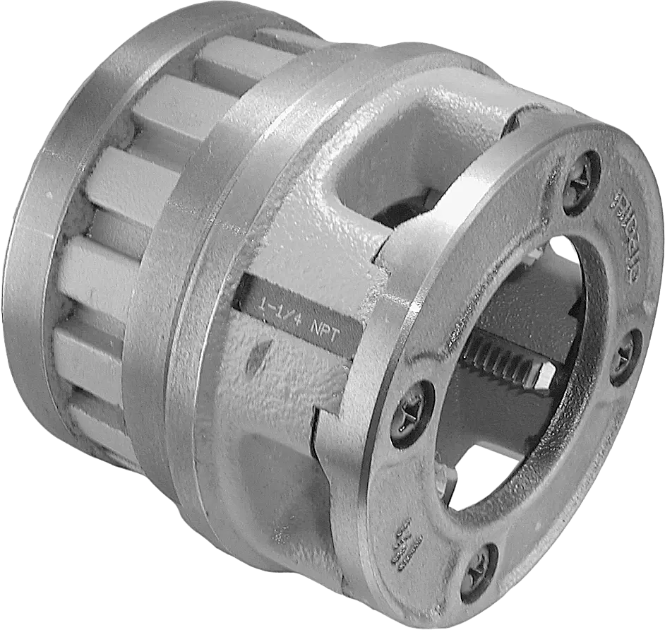 Ridgid Drop-in Die Heads Complete for Hand Ratchet Threaders RH Thread Type, 1-1/4" Nominal Pipe Size