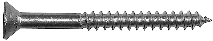Wood Screw, Phillips Flat Head, 6 x 1-1/2"