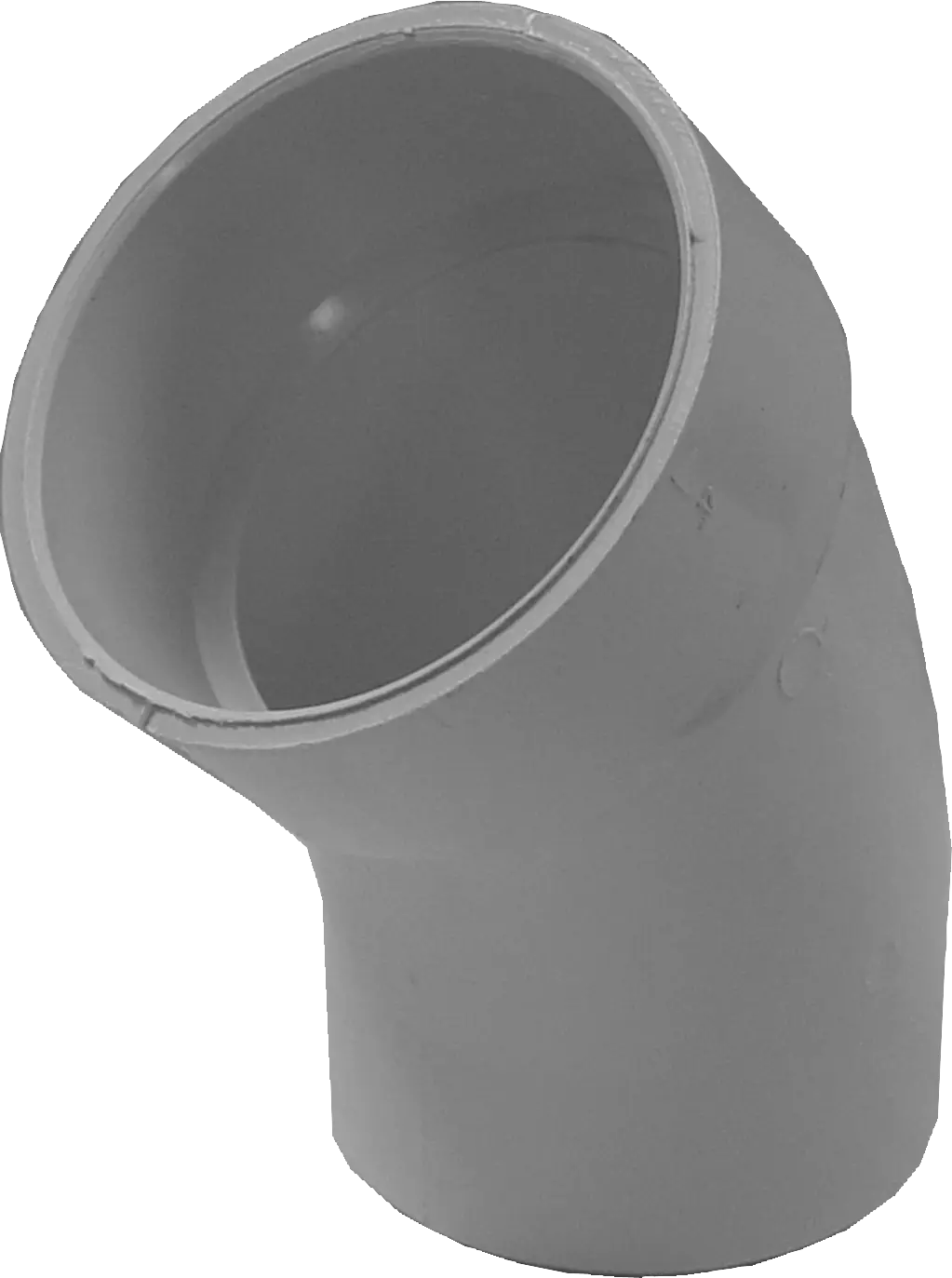 3" PVC DWV 45˚ Street Elbow
