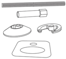 Sloan Mounting Hardware Kit EBF-85/ETF-80, EFP-37-A