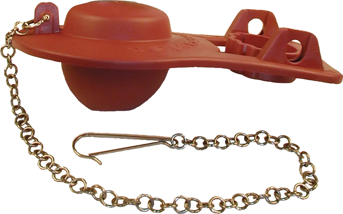 Fluidmaster Flapper, Red Style, Chemical Resistant