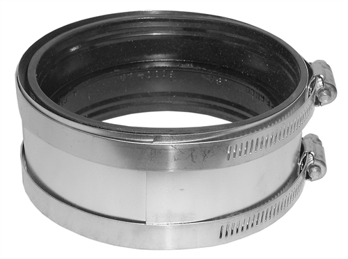 4" Mission Clamp, CI,PVC,ST,XHCI
