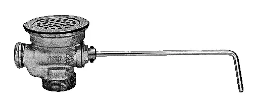 Fisher Rotary Waste 3-1/2" Opening & 2" MPT X 1-1/2" FPT Outlet