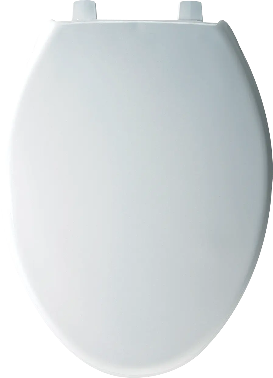 Bemis Heavy Duty White Solid Plastic Toilet Seat (Elongated Bowl)