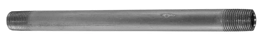1/8" x 5" Rough Brass Nipple