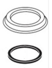 Brizo Baliza Chrome Spout Base With Gasket (Mini Spread)