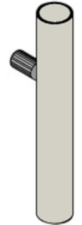 Kohler Vibrant Polished Nickel Straight Lever Handle