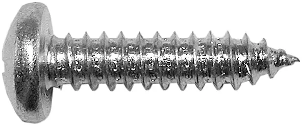 Sheet Metal Screw, Phillips Pan Head, 14 x 1"