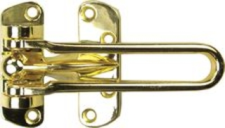 Polished Brass Swing Door Guard